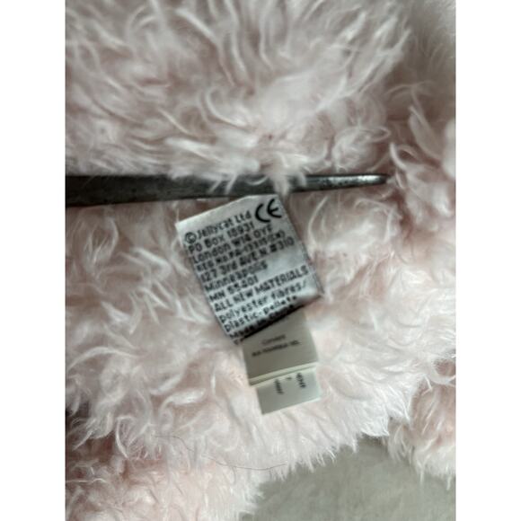 Jellycat Baby London Whisper Pink Bear Angora Plush Stuffed Animal Retired Rare - Picture 10 of 12